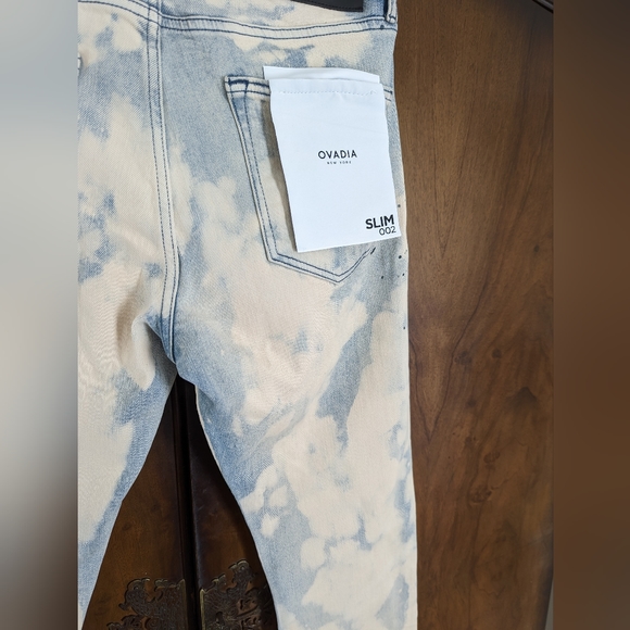 ♥️ NWT Ovadia Slim 002 Beach Tie Dye Jeans 👀 - Picture 6 of 8